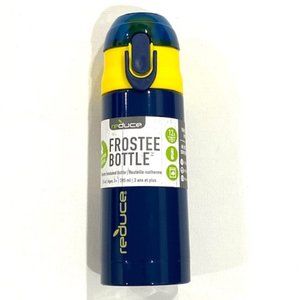 Reduce 13oz Frostee Bottlw Vacuum  Insulated Blue/Yellow ( Ages 3 yrs + )